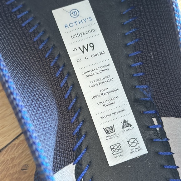 Rothy’s the Point Navy Ballet Flats - Size 9 - Picture 8 of 8